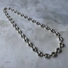 超重厚　ヴィンテージ 80s メキシカンチェーンネックレス　シルバー925 1980s ヴィンテージ メキシカンシルバー ネックレス | SV925