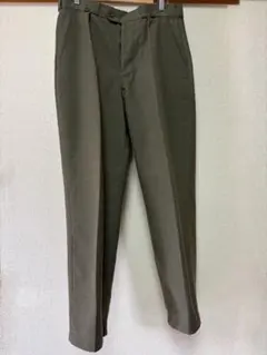 【美品】60s ヴィンテージ ベルギー軍 ウールスラックス ミリタリー カーキのサムネイル