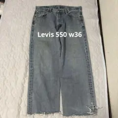 Levis 550 w36 ブルー　リーバイス