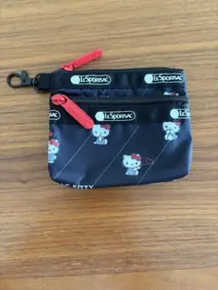 美品　レスポートサック　サンリオ キティ　　2段コインケース　ポーチ