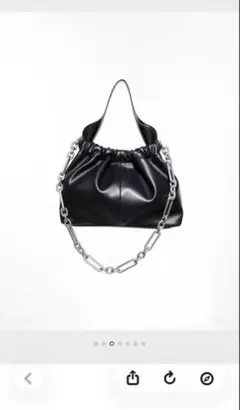 CHARLES & KEITH Allyルーシュドバッグ　ショルダーバッグ