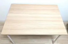 2台セット・バラ売可 木目調 パソコンデスク テーブル 100cm×70cmのサムネイル