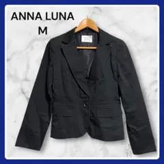 【美品】 ANNA LUNA アンナルナ テーラードジャケット 黒 Mのサムネイル
