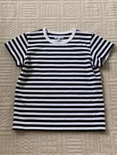 agnès b. ボーダー コットン 半袖Tシャツ ”Brando”