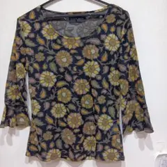 bianca maria 花柄 七分袖 カットソーのサムネイル