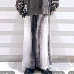 【美品】JEANASIS ニュアンスパターン　ロングスカート