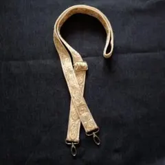 ハンドメイド　インドリボン刺繍テープ使用のショルダーストラップ