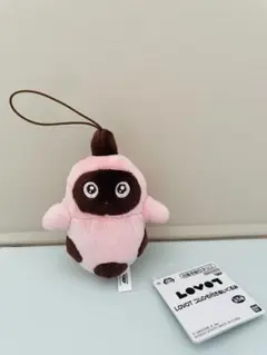 LOVOT ゴムひも付きぬいぐるみ マスコット ピンク
