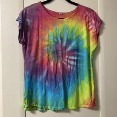 ZUMBA Tシャツ タイダイ柄 ハートデザイン - メルカリ