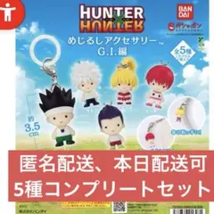 コンプ HUNTER×HUNTER めじるしアクセサリー G.I.編 全５種