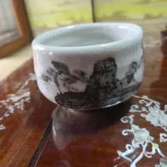 茶道具 白釉茶碗 帛紗 保在銘(ZE802) 茶道具 白釉茶碗 帛紗 保在銘(ZE802) - メルカリ