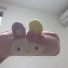 ハローキティ 筆箱 フリース素材