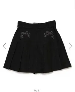 BUBBLES デニムプリーツスカパン