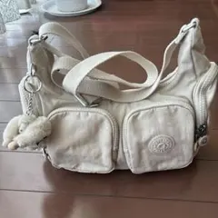 Kipling ショルダーバッグ クリーム色