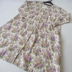 ローラアシュレイ新品 長袖 ルームワンピース / ルームドレス M～L No.5のサムネイル