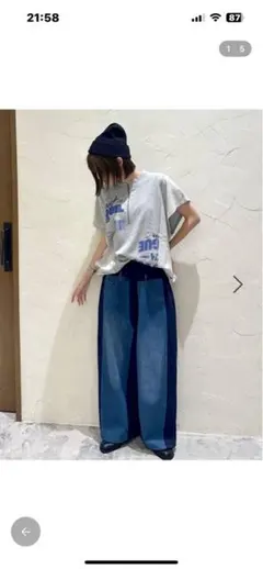 ニコアンド リメイク風ZIP ノースリーブプルオーバー