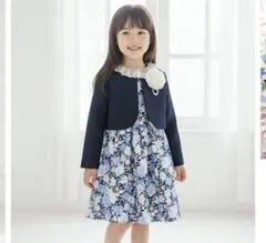フラワープリントドレス 120cm