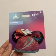 香港ディズニー 20周年 限定♡ミッキーイヤーハット バッグチャーム