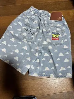 リトシー Littc トイストーリー　雲柄 ハーフパンツ 120cm