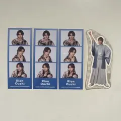 大内リオンあけおめステッカー、ポートレートフォト