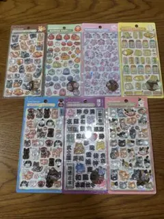 【正規品】ボンボンドロップシール　新作　和柄　7枚セット