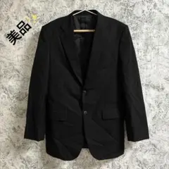 美品✨タケオキクチ　ビジネスジャケット【4】ブラック　メンズ　シンプル