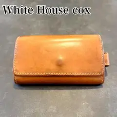 WhiteHousecox ホワイトハウス ブラウン レザー キーケース 6連のサムネイル
