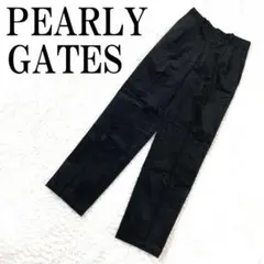 PEARLY GATES コーデュロイパンツ ブラック 2 B8485
