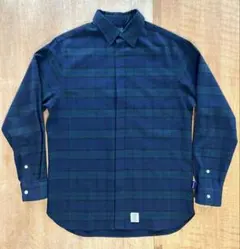 【APPLEBUM】ロングシャツ ブラックウォッチ柄　L メンズ