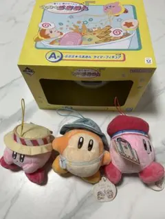 一番くじ ぷぷぷ★らあめん　A賞 タイマー フィギュア　ぬいぐるみ 3体セット