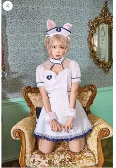 猫耳付きナース服 コスプレ