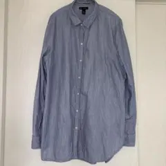 Gap ボーイフレンドフィット ストライプシャツ 長袖のサムネイル