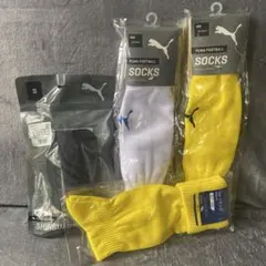 【新品】PUMA サッカーソックス 2足＆シンガード Sサイズ 3点セットのサムネイル