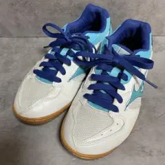 【ミズノ】（23）卓球シューズ クロスマッチプリオRX4 ブルー ホワイト