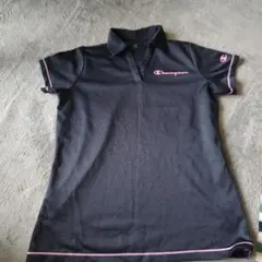 Champion　スポーツウェア 黒 ピンクアクセント