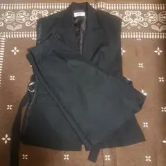 AZUL by moussy アズールバイマウジー 黒 セットアップ Sサイズ