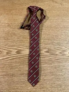 【1回着用】コムサイズム ストライプ キッズネクタイ LL