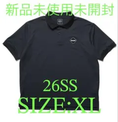 FCRB EMBLEM POLO BLACK 26SS 最安値 XL))のサムネイル