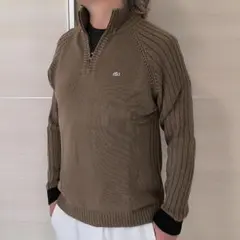 8R389_LACOSTE ハーフジップセーター