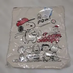 スヌーピー トートバッグ チームデザイン 野球 新品未使用 未開封