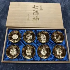 七福神 24KGP 金杯 8枚セット 木箱付 縁起物 美品 コレクションのサムネイル