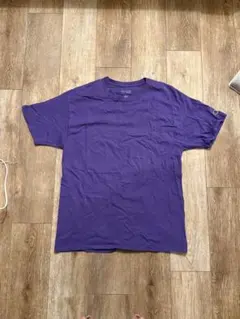 Champion 紫 Tシャツ