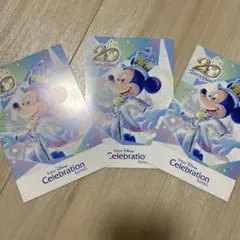 ディズニー　ディズニーシー　20周年　ポストカード　セレブレーションホテル