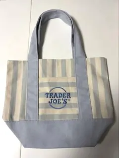 【新作】TRADER JOE'S ストライプ ミニトートバッグのサムネイル