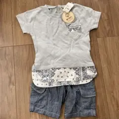 新品未使用　Tシャツ110 おまけ短パンつき