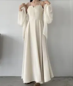 Louere デザインキャミワンピース フレア