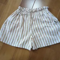 GLOBAL WORK ストライプ ハーフパンツ Lサイズ