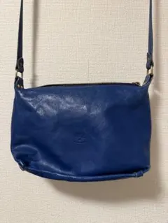 イルビゾンテ　青レザー限定ショルダーバッグのサムネイル