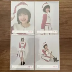 大園玲 櫻坂46 2024年 クリスマスサンタ衣装 生写真4枚コンプ