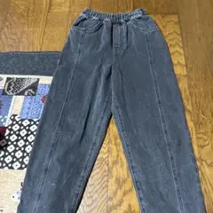 H&M ダークグレー 140cm パンツ